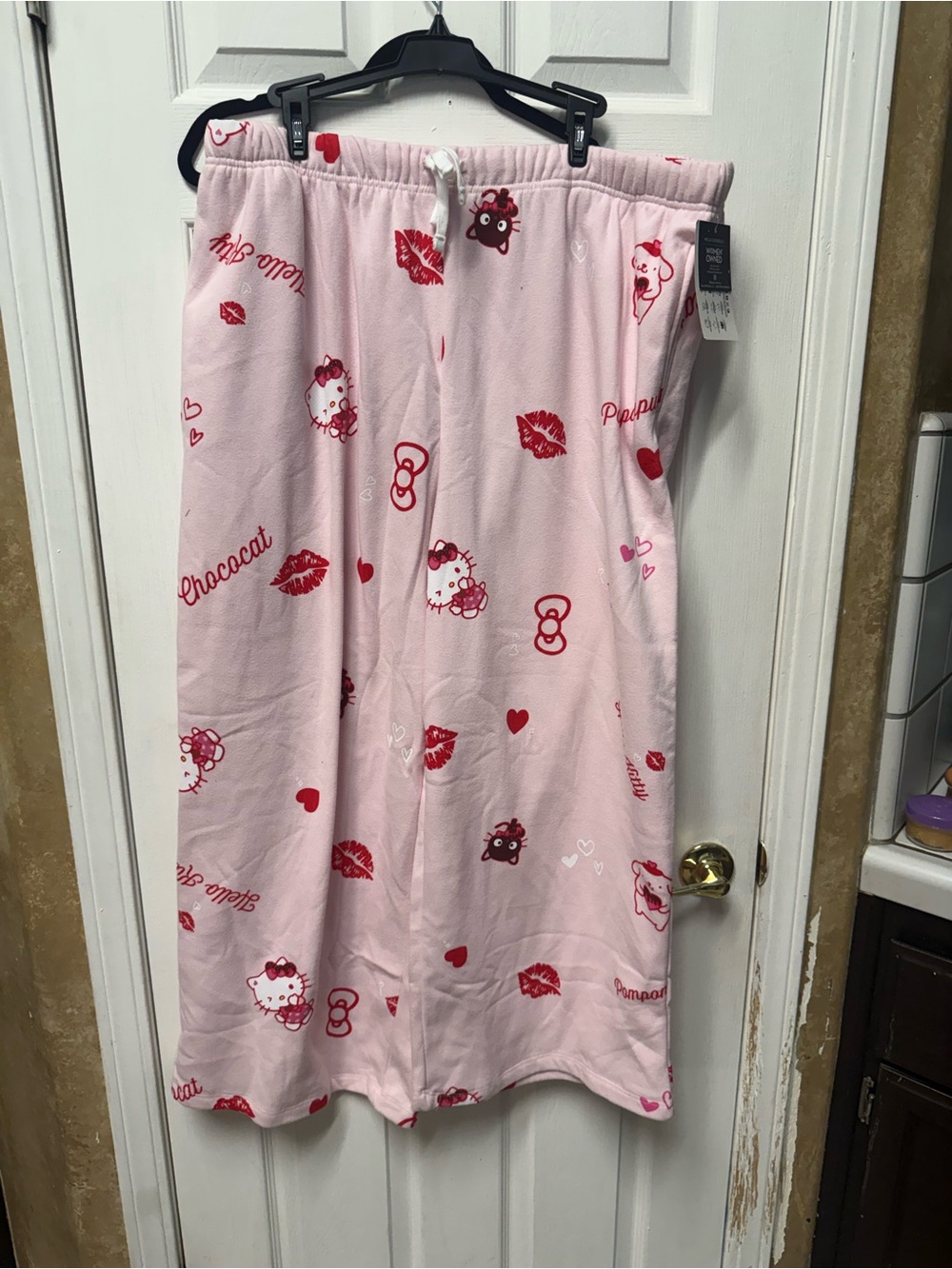 Hello Kitty Pink Printed pajama bottoms